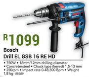Bosch Drill EL GSB 16 RE HD