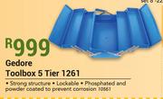 Gedore Toolbox 5 Tier 1261