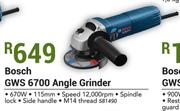 Bosch GWS 6700 Angle Grinder