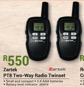 Zartek PT8 Two Way Radio Twinset