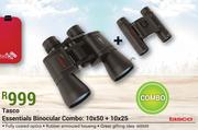 Tasco Essentials Binocular Combo 10x50 & 10x25