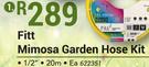 Fitt Mimosa Garden Hose Kit 1/2" 20m-Ea