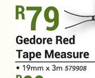 Gedore Red Tape Measure 19mm x 3m