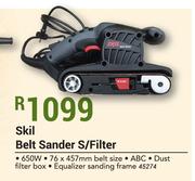 Skil 650W Belt Sander S/ Filter