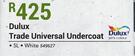 2Dulux 5Ltr Trade Universal Undercoat (White)