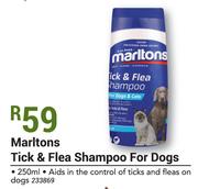 Marltons 250ml Tick & Flea Shampoo For Dogs