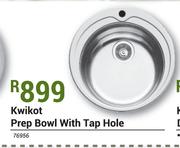 Kwikot Prep Bowl With Tap Hole