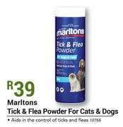 Marltons Tick & Flea Powder For Cats & Dogs