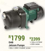 DAB Jetcom Pumps 82m 230V 0.60kW     