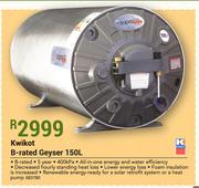Kwikot B Rated 150Ltr Geyser