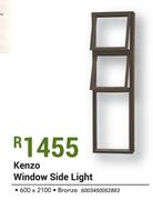 Kenzo Window Side Light 600 x 2100 Bronze