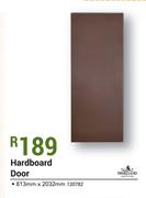 Swart Land Hardboard Door 813mm x 2032mm
