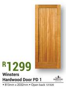 Swart Land Hardwood Door PD 1 813mm x 2032mm