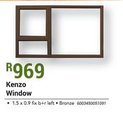 Kenzo Window 1.5 x 0.9 Fix B+R Left Bronze