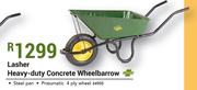 Lasher Heavy Duty Concrete Wheelbarrow