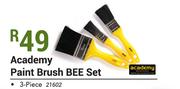Academy 3 Piece Paint Brush Bee Set