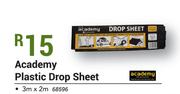 Academy Plastic Drop Sheet-3m x 2m
