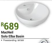 Mac Neil Solo Elba Basin Freestanding