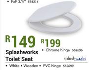 Splashworks Toilet Seat Chrome Hinge
