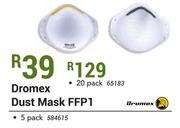 Dromex 20 Pack Dust Mask 