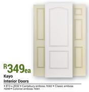 Kayo Interior Doors 813 x 2032-Each