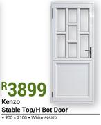 Kenzo Stable Top/H Bot Door White-900 x 2100