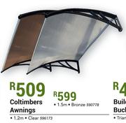 Coltimbers Awnings Bronze-1.5m