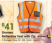 Dromex Reflective Vest With Zip