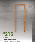 Swartland Kayo Pine Door Frame-67 x 44 x 813