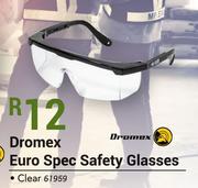 Dromex Euro Spec Safety Glasses Clear