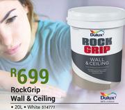 Dulux Rockgrip Wall & Ceiling-20Ltr