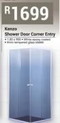 Kenzo Shower Door Corner Entry 1.85 x 900