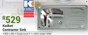 Kwikot Contractor Sink 800 x 460