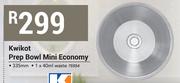 Kwikot Prep Bowl Mini Economy 335mm
