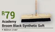 Academy 460mm Broom Black Synthetic Soft