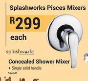 Splashworks Pisces Mixers-Concealed Shower Mixer