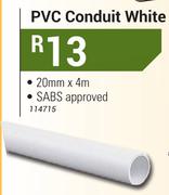 PVC Conduit White
