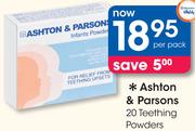Ashton & Parsons 20 Teething Powders-Per Pack