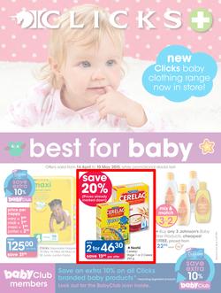 Clicks : Best For Baby (14 Apr - 10 May 2015), page 1