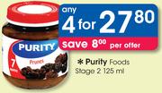 Purity Foods Stage 2 125ml-4s