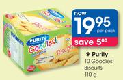 Purity 10 Goodies Biscuits-110g Per Pack