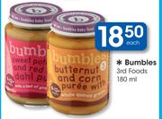 Bumbles 3rd Foods-180ml Each