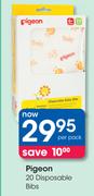 Pigeon 20 Disposable Bibs-Per Pack