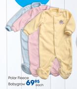 Polar Fleece Babygrow-Each