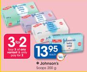 Johnson's Soaps-200g Each