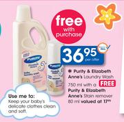 Purity & Elizabeth Anne's Laundry Wash-750ml