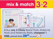 Clicks Breast Pads,Maternity Pads Or maternity Briefs-Per Pack