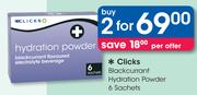 Clicks Blackcurrant Hydration Powder Sachets-6 x 2's