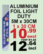 Aluminium Foil Light Duty 5m x 30cm-1 x 30cm