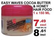 Easy Waves Cocoa Butter & Honey Hair Food-1 x 150ml